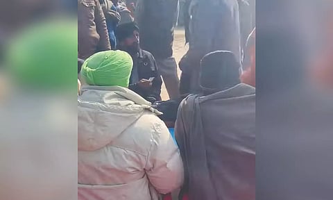 Screengrab of the viral video