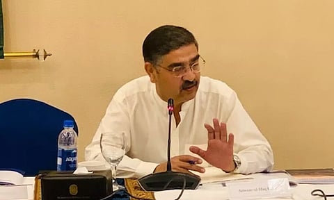 Pakistan's caretaker Prime Minister Anwaar-ul-Haq Kakar (PTI)