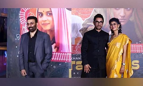 Sunny Deol attends Aamir Khan, Kiran Rao's 'Laapataa Ladies' screening in style