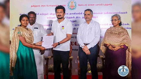 Udhayanidhi Stalin launched a new system of dispatching all driving licences and registration certificates via Speed Post (Hemanathan M)