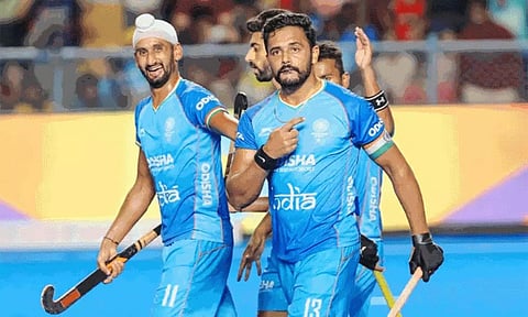 Indian hockey players