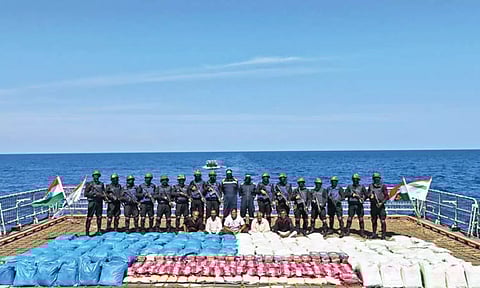 3,300 kg drugs seized off Gujarat in highest-ever bust