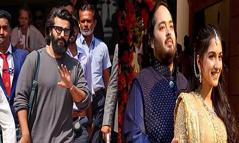 Arjun Kapoor, Anant Ambani and Radhika Merchant (ANI)