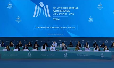 WTO conference in Abu Dhabi (YouTube/WTO)