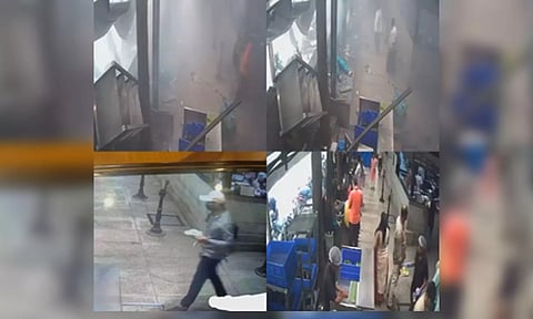 CCTV footage of the suspected bomber (IANS)