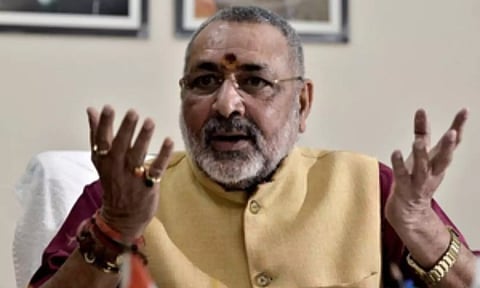 Union Panchayati Raj Minister Giriraj Singh