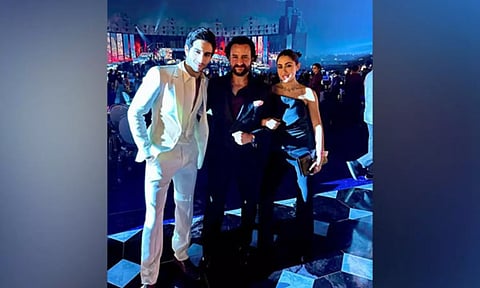 Ibrahim, Saif, Sara Ali Khan (Image source: Instagram)