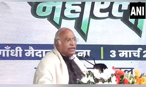 Congress President Mallikarjun Kharge (ANI)