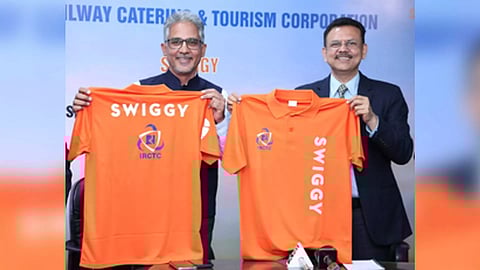 Swiggy has signed a MoU with the IRCTC to provide food delivery service on Indian Railways. (IANS)