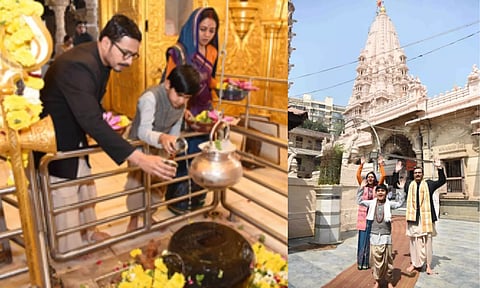 'Atal' actors visit Babulnath temple in Mumbai ahead of Mahashivratri