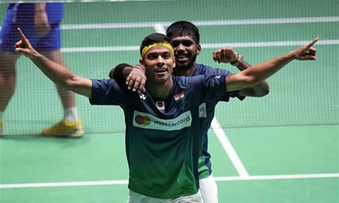 Satwiksairaj Rankireddy and Chirag Shetty&nbsp;