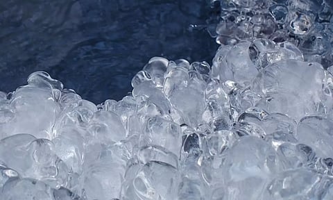 Representative image of Dry ice (Unsplash)