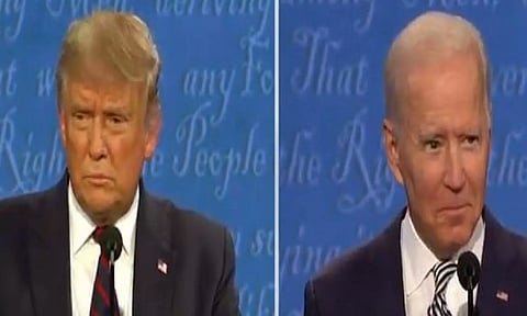 Donald Trump; US President Joe Biden&nbsp;