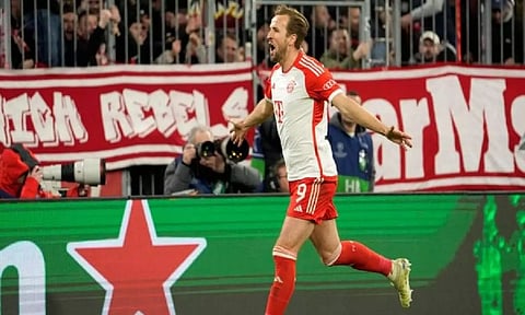 Harry Kane celebrating a goal