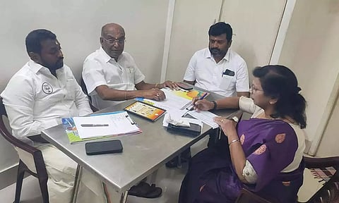 SG Suryah in the Kovai meeting