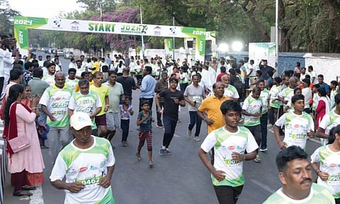 Still from the marathon