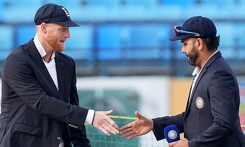 Visuals from the toss (PTI)