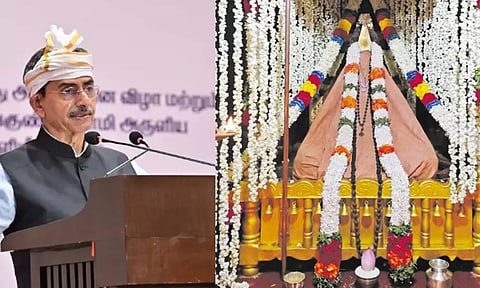 Governor RN Ravi; Ayya Vaikundar sanctum sanctorum