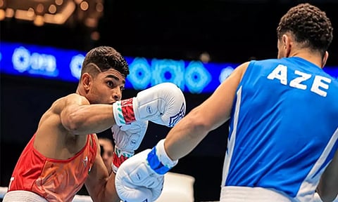 Indian boxer Nishant Dev