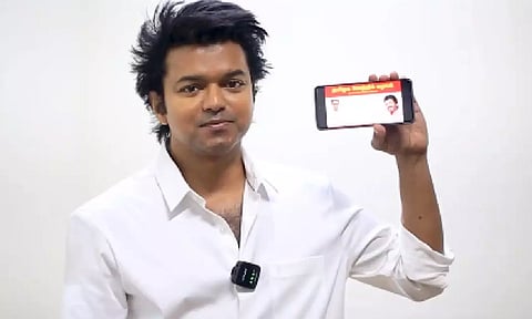 Actor Vijay launches TVK's membership portal