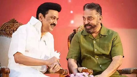 MK Stalin; Actor-politician Kamal Haasan (Photo/Daily Thanthi)