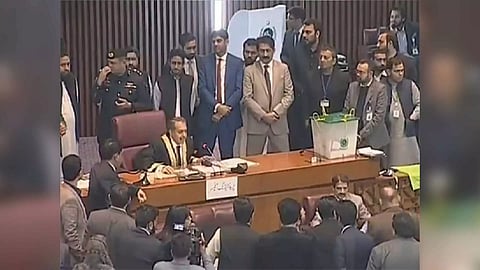 The voting process for the Pakistan presidential election has concluded (X/@NAofPakistan)