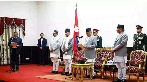 Upendra Yadav oath taking ceremony