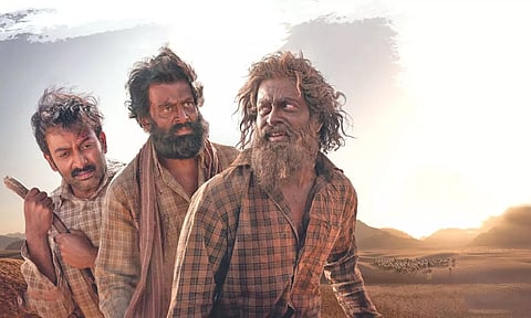 Prithviraj as Najeeb in Aadujeevitham&nbsp;