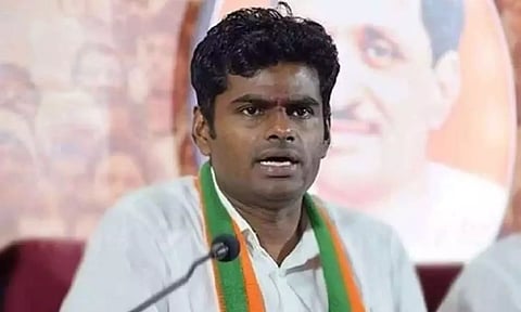 BJP state president K Annamalai