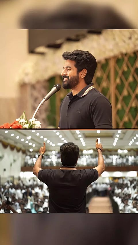 Sivakarthikeyan meeting his fans at Porur