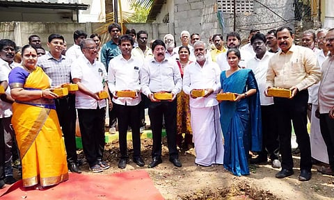 Sekarbabu lays foundation for various projects in north and central Chennai