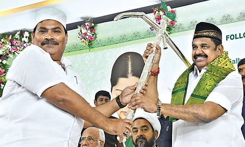 AIADMK general secretary Edappadi K Palaniswami at an Iftar event hosted by the party in Chennai on Wednesday