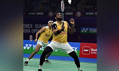 Satwiksairaj Rankireddy and Chirag Shetty (X/@BAI_Media)