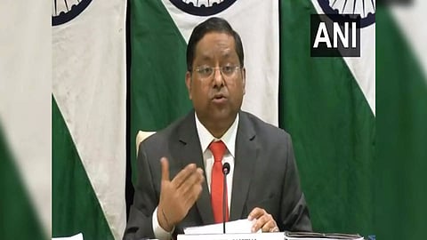 MEA spokesperson Randhir Jaiswal. (Photo: ANI)