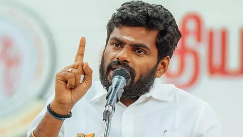 &nbsp;State BJP president K Annamalai