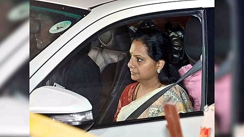 BRS MLC K Kavitha (Photo/ANI)