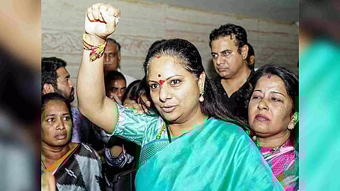 Bharat Rashtra Samithi (BRS) MLC K Kavitha (Photo/ANI)