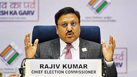 &nbsp;Chief Election Commissioner Rajiv Kumar