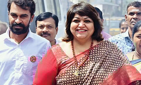 &nbsp;Former MNM state secretary (propaganda) Anusha Ravi&nbsp;