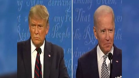 US President Donald Trump and Democratic Presidential nominee Joe Biden