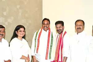 BRS MLA Danam Nagender joins Congress