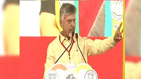 TDP Chief Chandranadu Naidu (ANI)