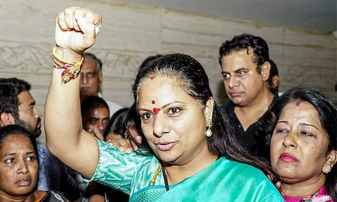 Bharat Rashtra Samithi (BRS) MLC K Kavitha (ANI)