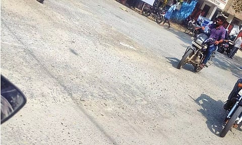 MGR Nagar Road needs immediate attention
