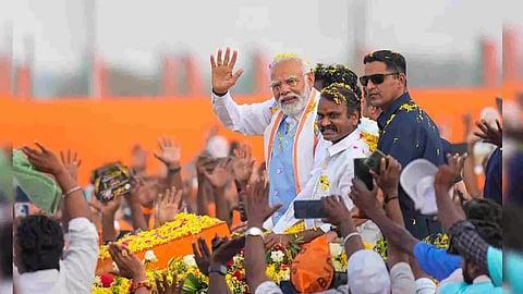 PM Modi election campaign in Coimbatore