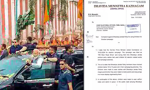 &nbsp;Prime Minister Narendra Modi's road show; DMK's petition against BJP