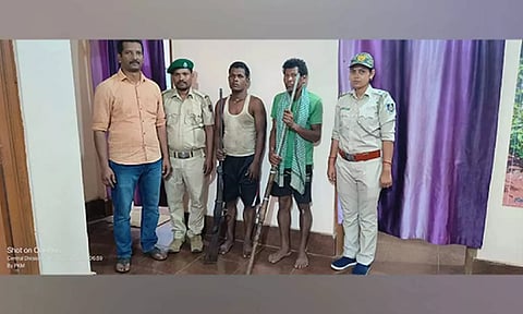 Two arrested for opening fire at forest staff (ANI)