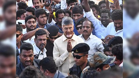 Telugu Desam Party (TDP) supremo N. Chandrababu Naidu