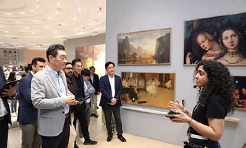 Samsung VC, CEO Jaong-Hee (JH) Han at Jio World Plaza, Mumbai