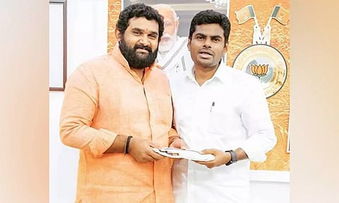 Amar Prasad Reddy with K Annamalai (X/ @amarprasadreddy)